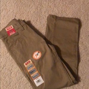 Boys wrangler khaki